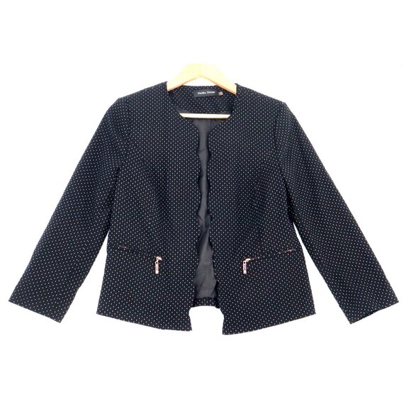 Ivanka Trump Womens Polka Dot Blazer Jacket Size 6 Vintage Granny - Picture 1 of 8
